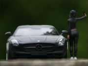1:18 Mercedes Benz SLS AMG - BLACK MATT EDITION - inkl. OVP
